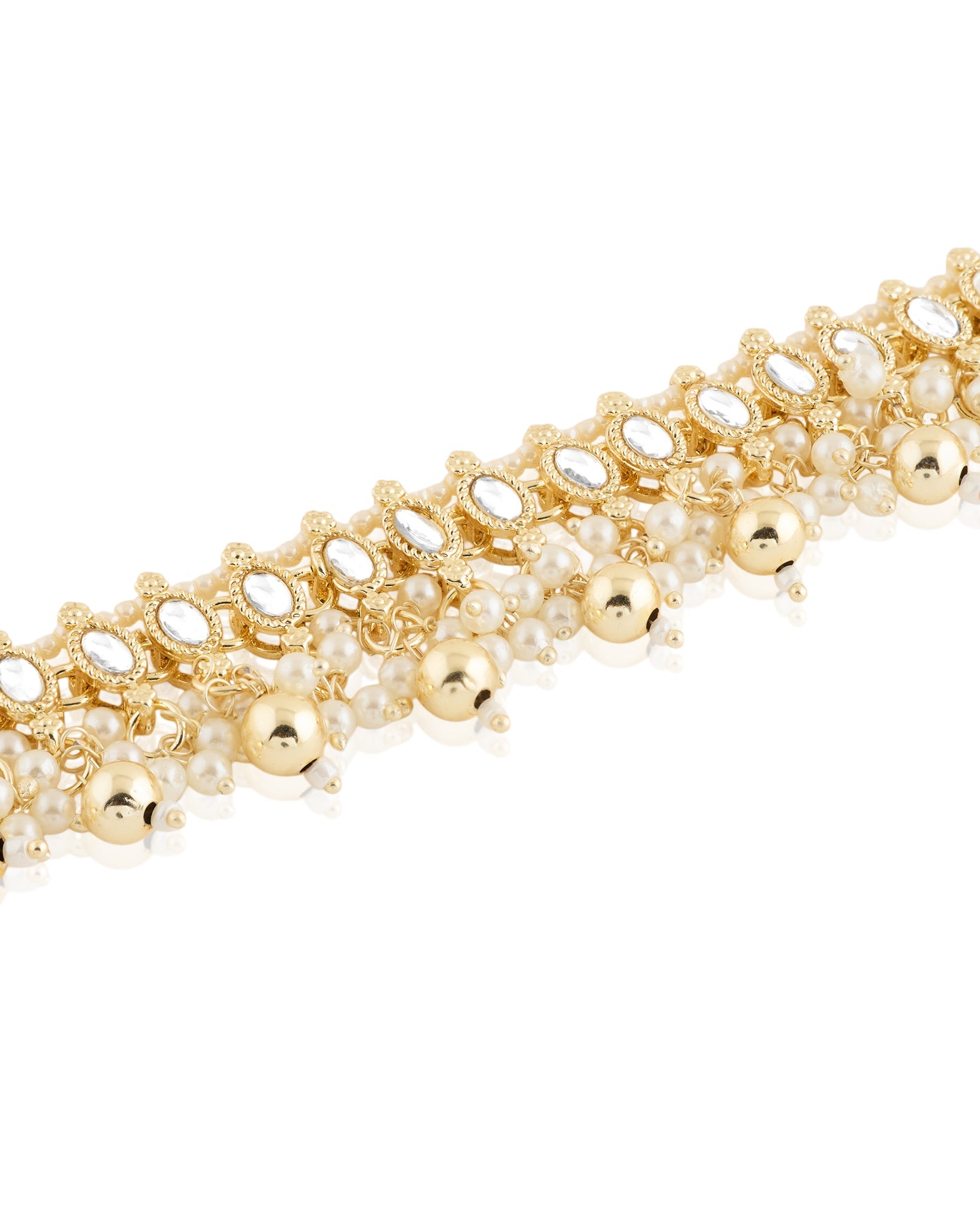 Kundan Gold Payal Anklet