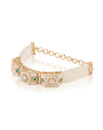 Ranisah Kundan Polki Bracelet