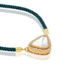 Neela Kundan Polki Rakhi Bracelet
