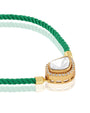 Hara Kundan Polki Rakhi Bracelet