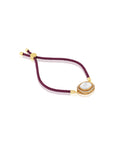 Saanjh Kundan Polki Rakhi Bracelet