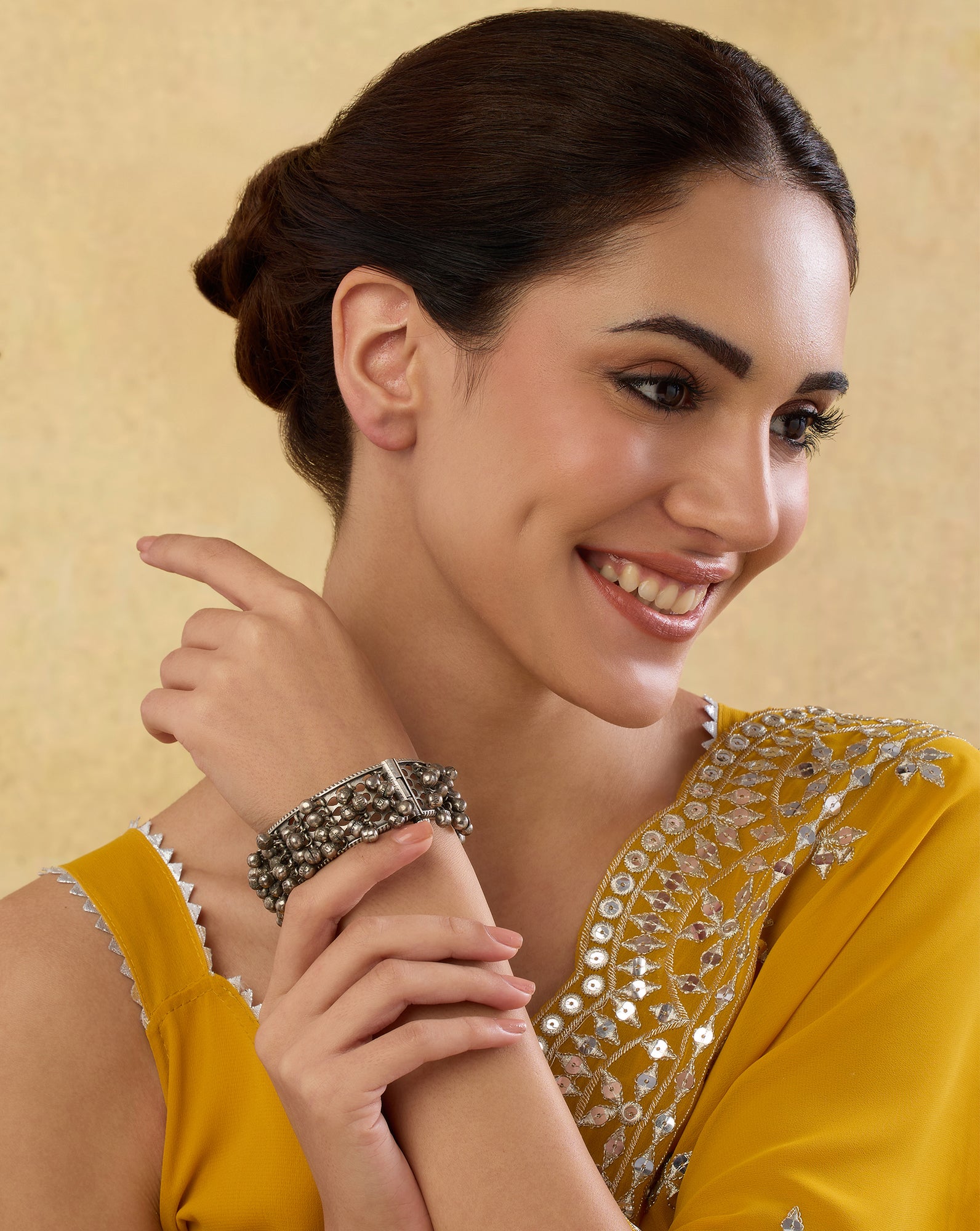 Chandrika Oxidised Bracelet