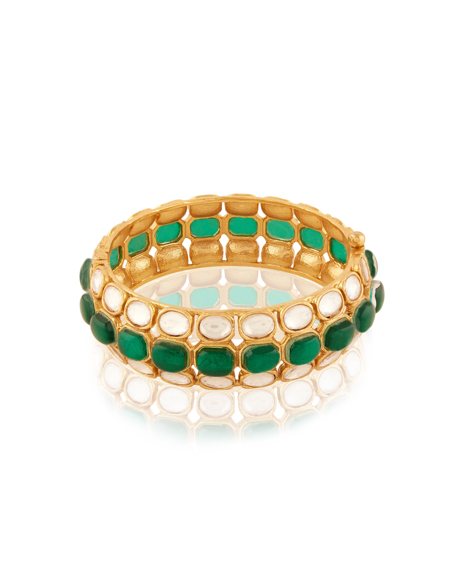 Kairen Kundan Polki Bangle