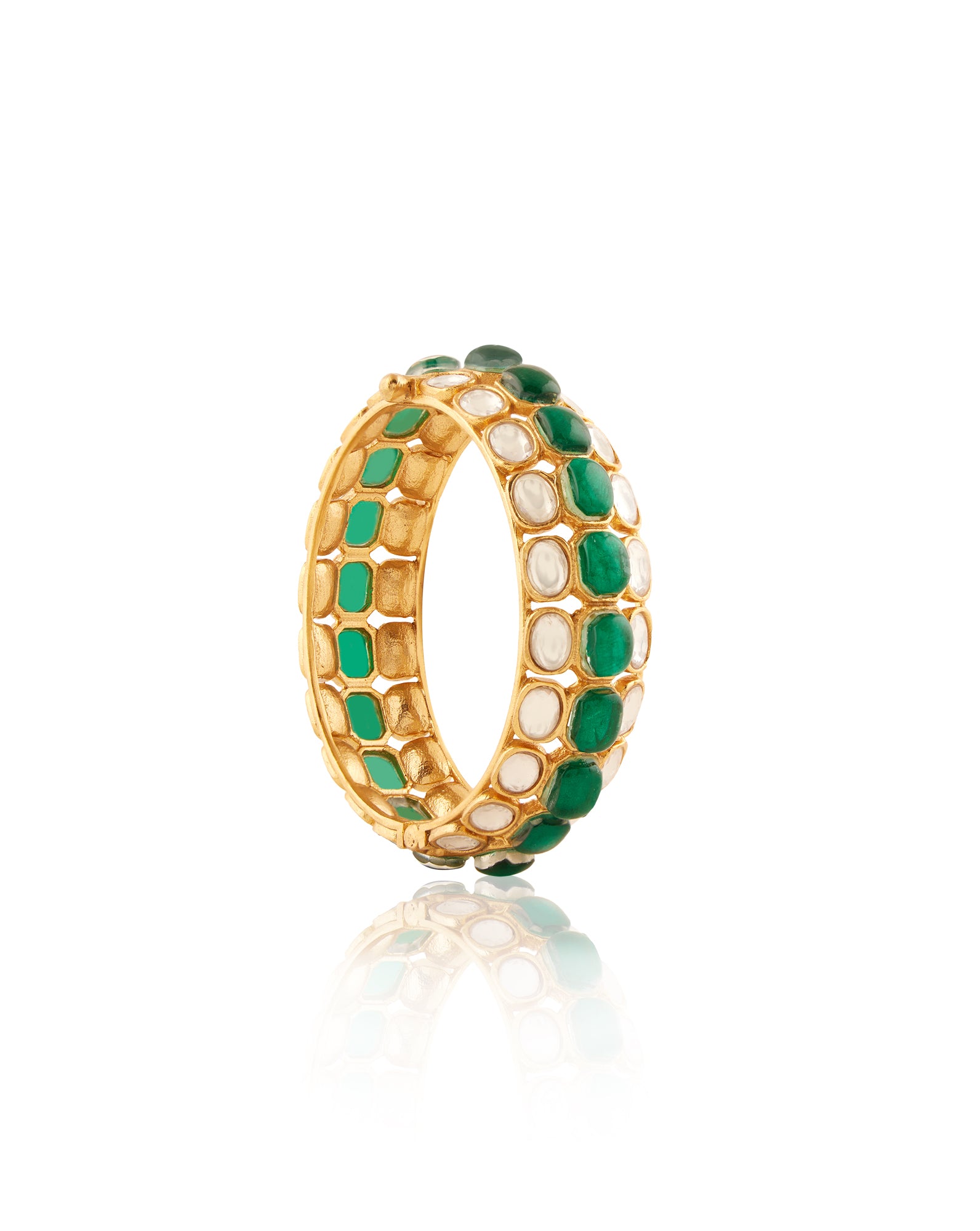 Kairen Kundan Polki Bangle