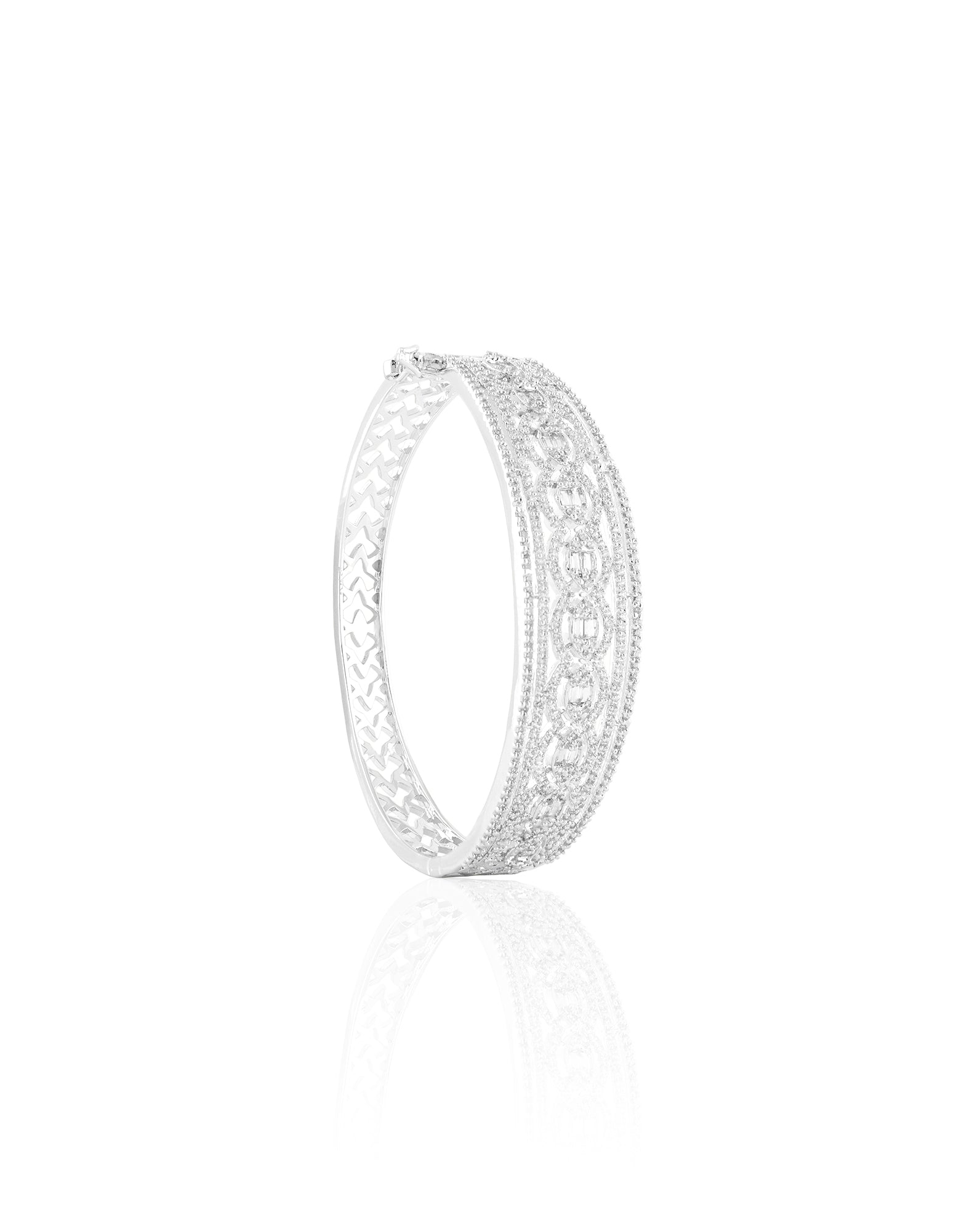 Damak Zircon Openable Bangle