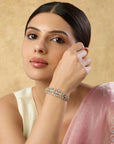 Nayira Zircon Openable Bangle