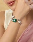 Delvisha Zircon Openable Bangle