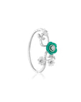 Delvisha Zircon Openable Bangle