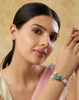Delvisha Zircon Openable Bangle