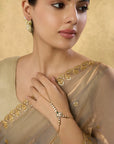 Kundan Polki Gold Haath Phool for Women