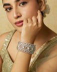 Zeevar Zircon Statement Bracelet