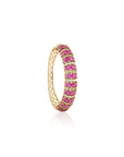 Zircon Ruby Striped Bangle