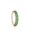 Zircon Green Striped Bangle