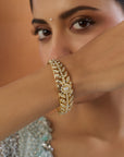 Pearl Jadau Gold Bracelet