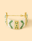 Emerald Pearl Jadau Gold Bracelet