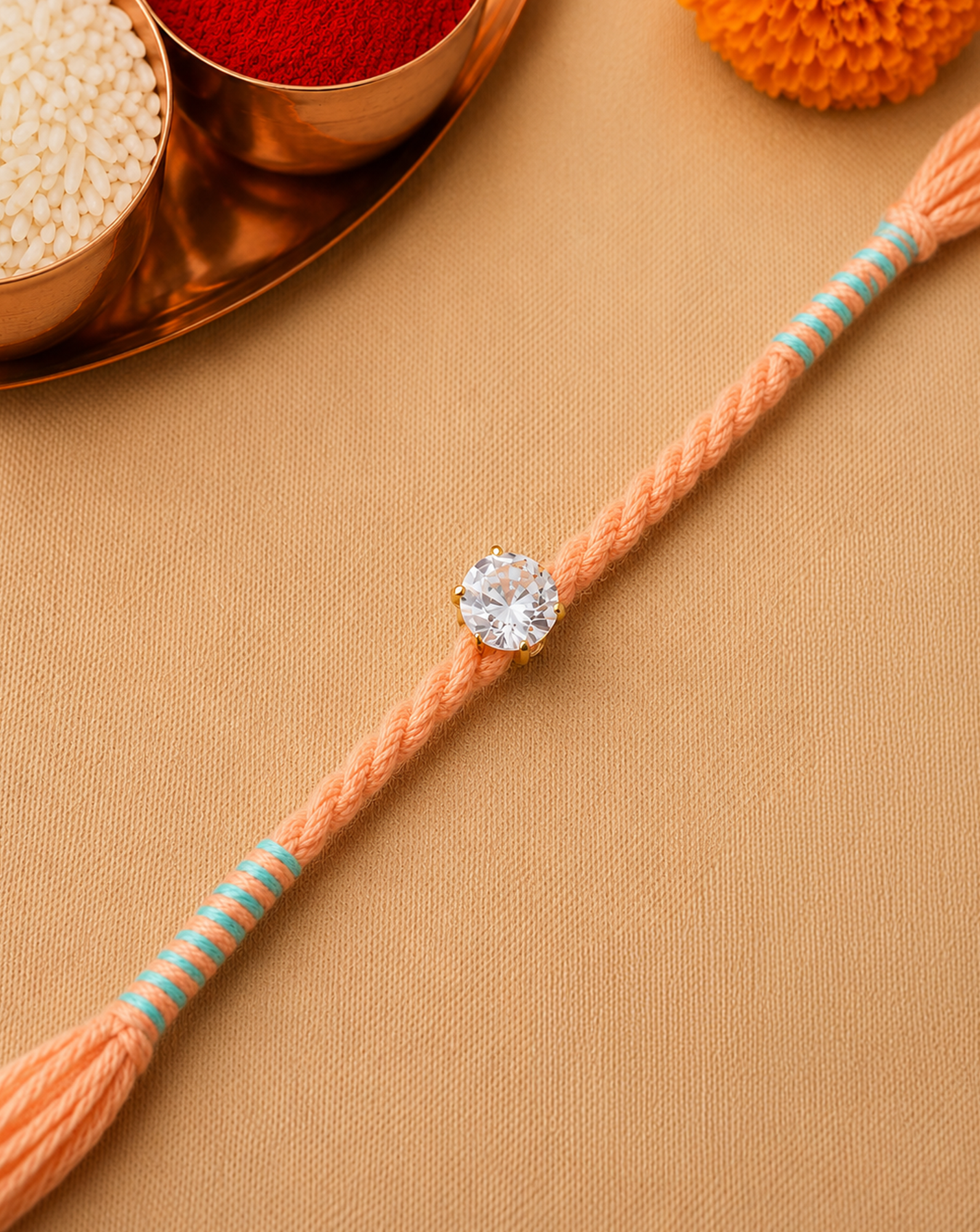 Minimal Multicolour Traditional Rakhi