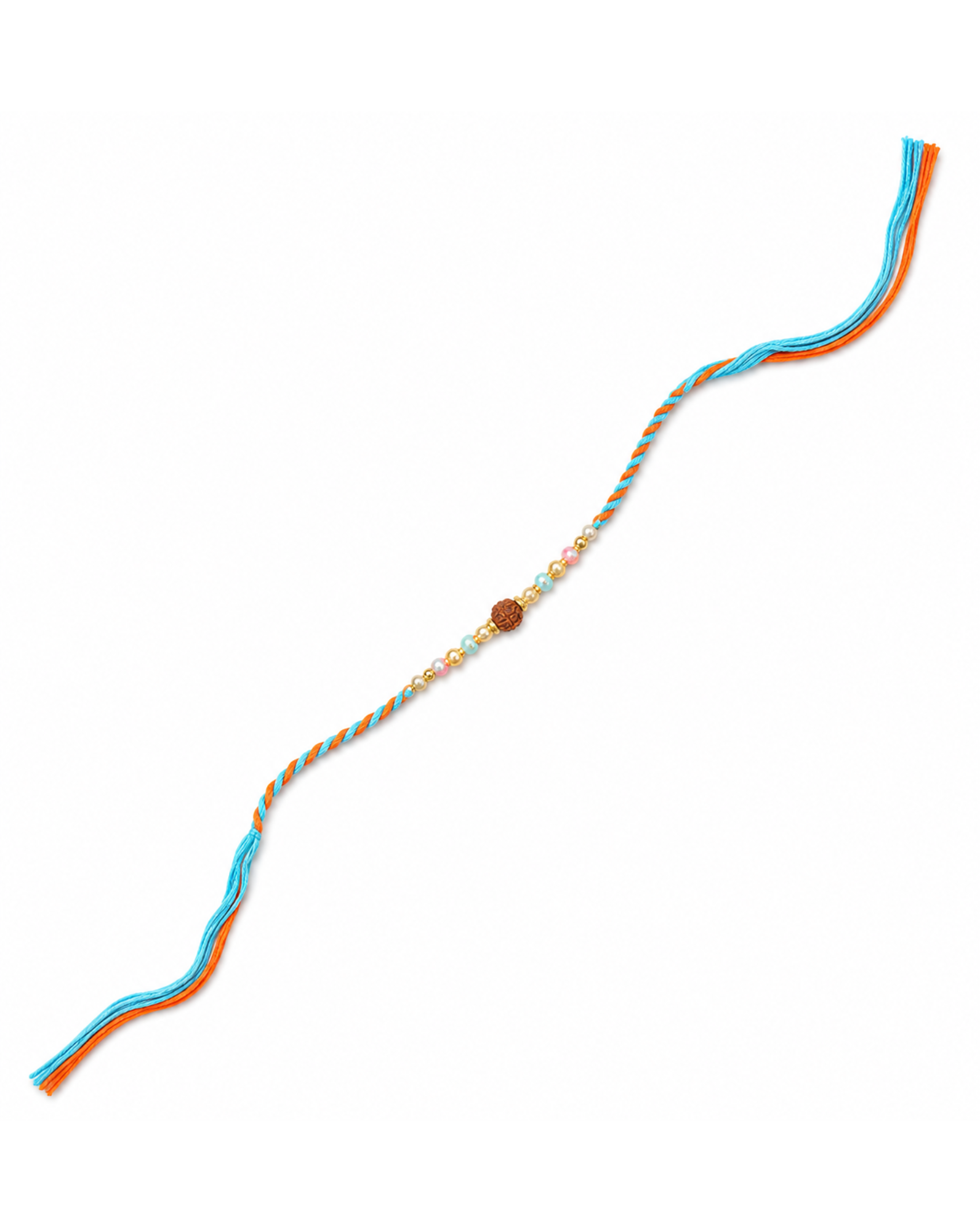 Pearl Maroon Traditional Rakhi