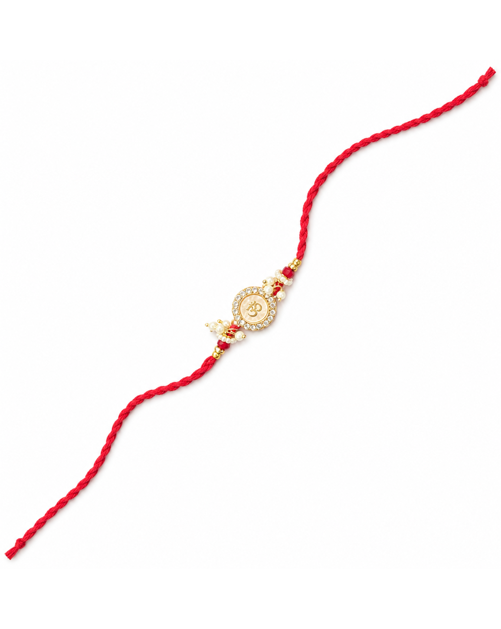 Om Red Traditional Rakhi