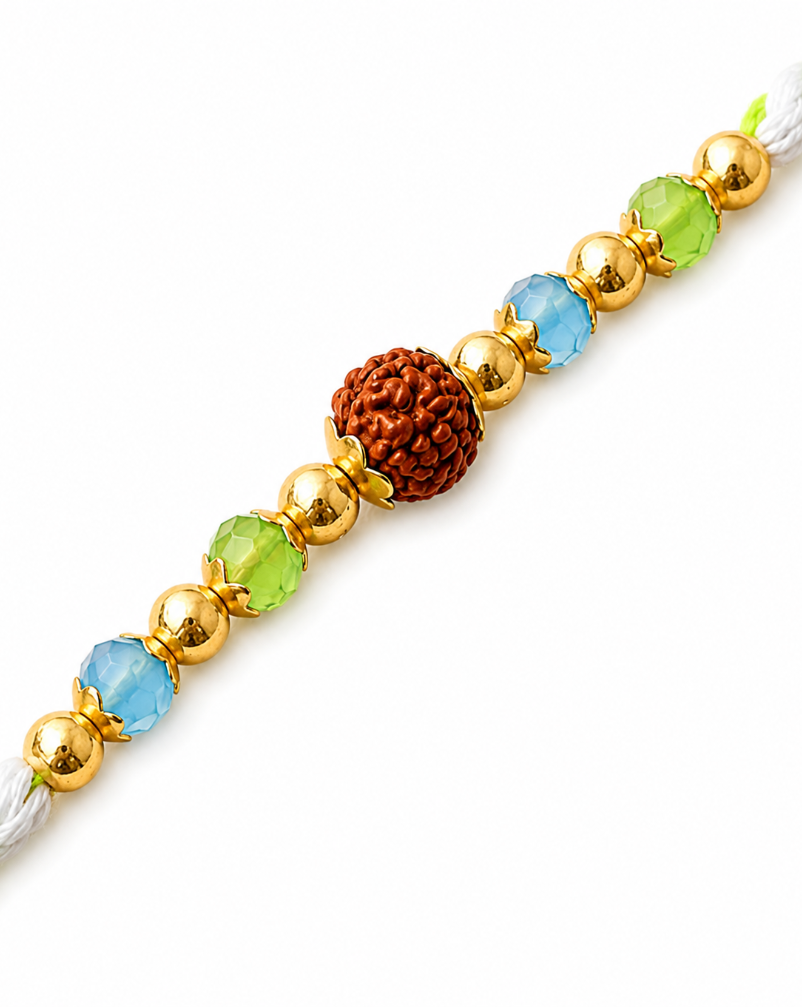 Pearl Maroon Traditional Rakhi