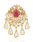 Rikita Kundan Polki Brooch