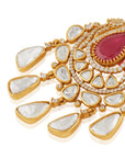 Rikita Kundan Polki Brooch