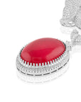 Haathi Manek Zircon Brooch