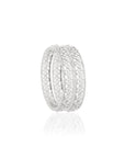 White Zirconia Jaali Bangles