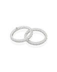 Zirconia Bangle Pair