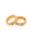 Pearls Temple Bangle Pair