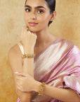 Gold Ganesha Temple Bangles