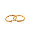 Laxmi Gold Temple Bangle Set