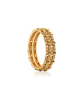 Laxmi Gold Temple Bangle Set