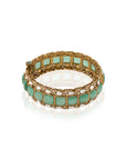 Turquoise Kundan Statement Bracelet