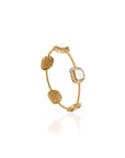 Gold Kundan Festive Bracelet