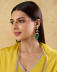 Kundan Polki Drop Dangler Earrings