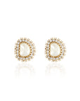 Polki Kundan Festive Stud Earrings