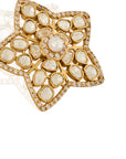 Kundan Polki Sitara Stud Earrings