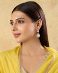 Kundan Polki Statement Dangler Earrings