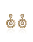 Kundan Polki Dangler Earrings