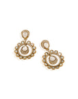 Kundan Polki Dangler Earrings