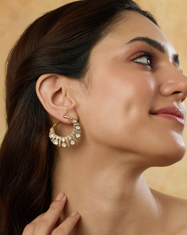 Heera Festive Hoop Earrings