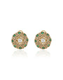 Kundan Polki Tyohar Stud Earrings