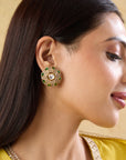 Kundan Polki Tyohar Stud Earrings