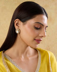 Polki Kundan Festive Statement Earrings