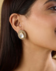 Polki Kundan Festive Statement Earrings