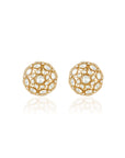 Kundan Polki Festive Stud Earrings