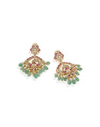 Polki Kundan Festive Chaandbaali Earrings