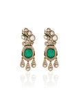 Polki Kundan Statement Earrings