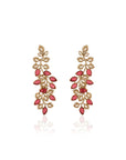 Kundan Polki Gul Statement Earrings