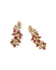 Kundan Polki Gul Statement Earrings